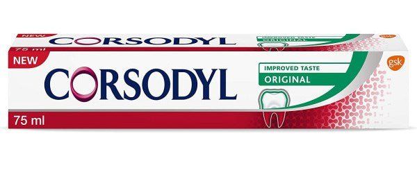Corsodyl Original Toothpaste 75ml - Glaxo SmithKline EasyMeds Pharmacy