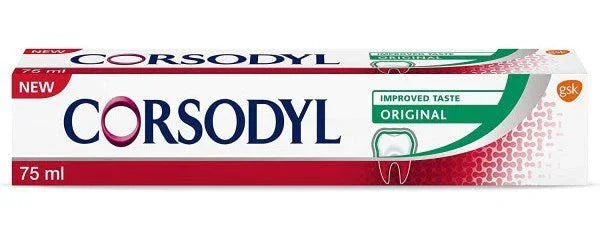 Corsodyl Original Toothpaste 75ml - Glaxo SmithKline EasyMeds Pharmacy