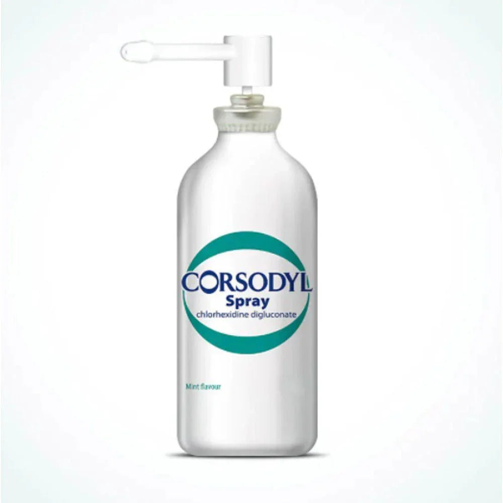 Corsodyl Spray Mint Flavour 60ml - Glaxo SmithKline EasyMeds Pharmacy