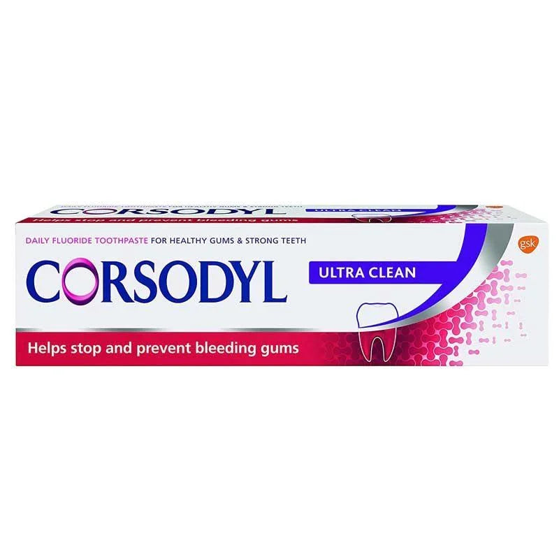 Corsodyl Toothpaste Gum Care Ultra Clean 75 ml - Glaxo SmithKline EasyMeds Pharmacy