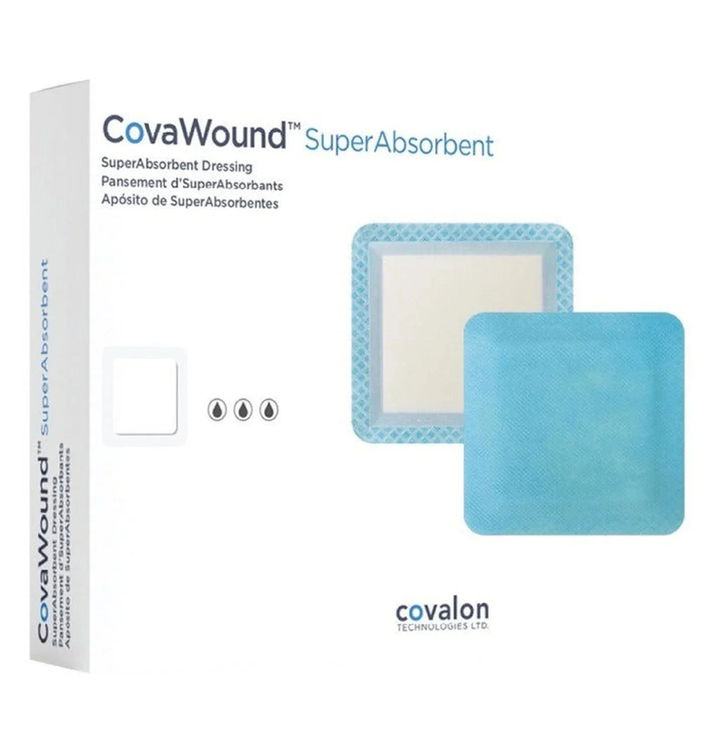 CovaWound Superabsorbent Wound Dressing 20cm x 30cm (x10) - Covawound EasyMeds Pharmacy