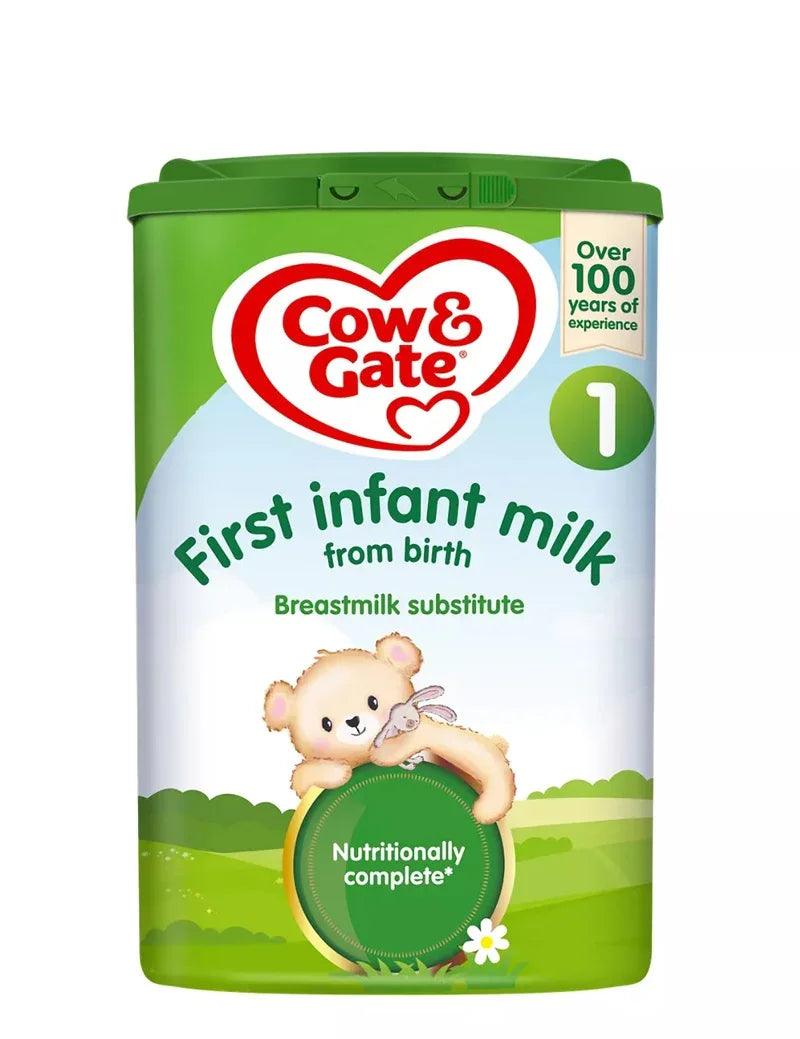 Cow & Gate 1 First Baby Milk Formula Powder from Birth 800g x 6