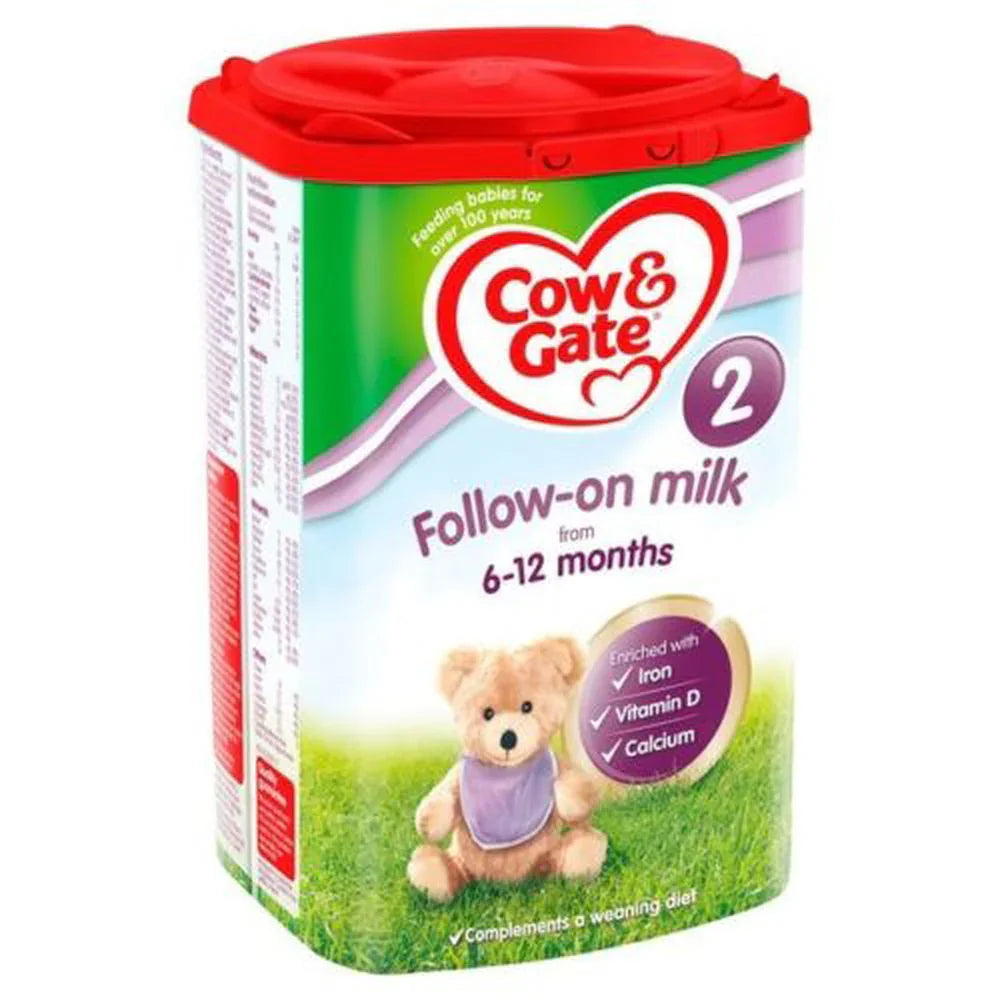 Cow & Gate 2 Follow On Milk Powder 6-12mnths 800g x 6 - Cow & Gate EasyMeds Pharmacy