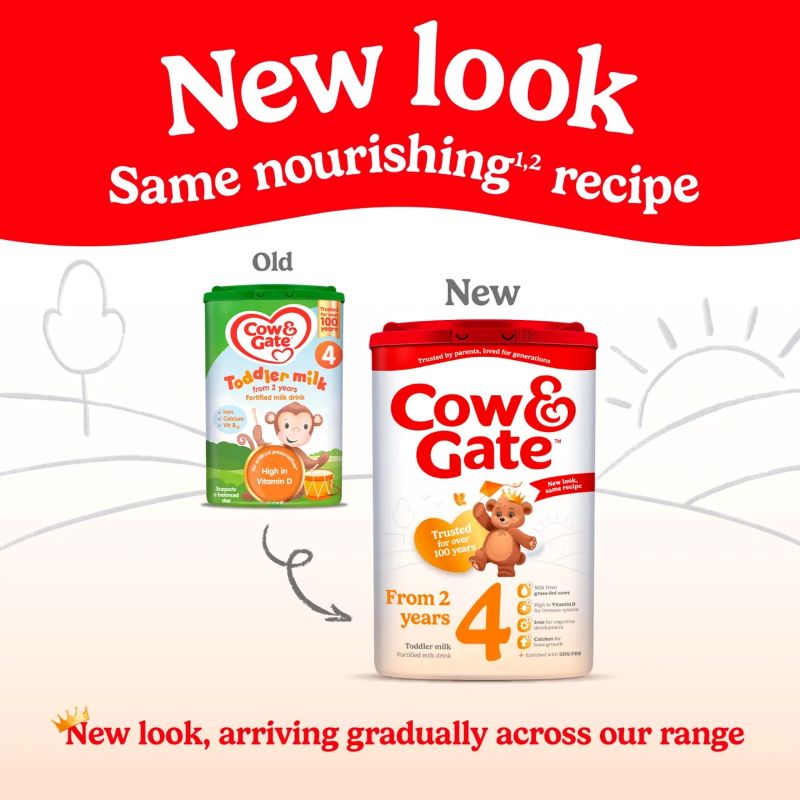 Cow And Gate 4 Growing Up Milk Powder 2+ Years (800G)