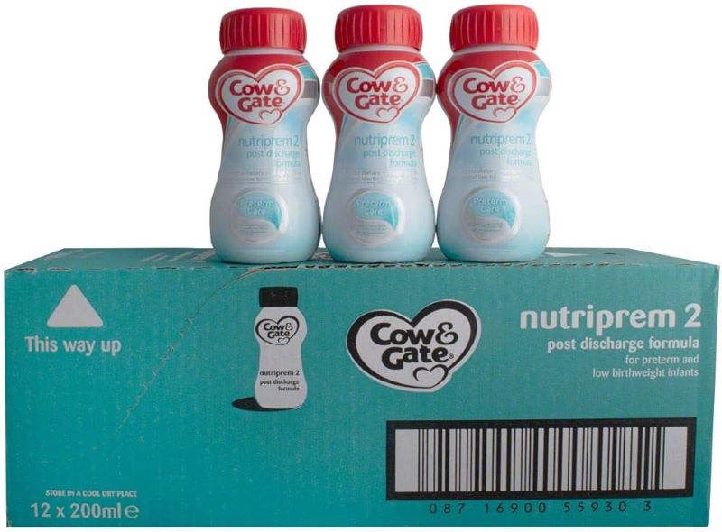 Aptamil (Previously Cow & Gate) Nutriprem 2 Liquid Milk 200ml x 12