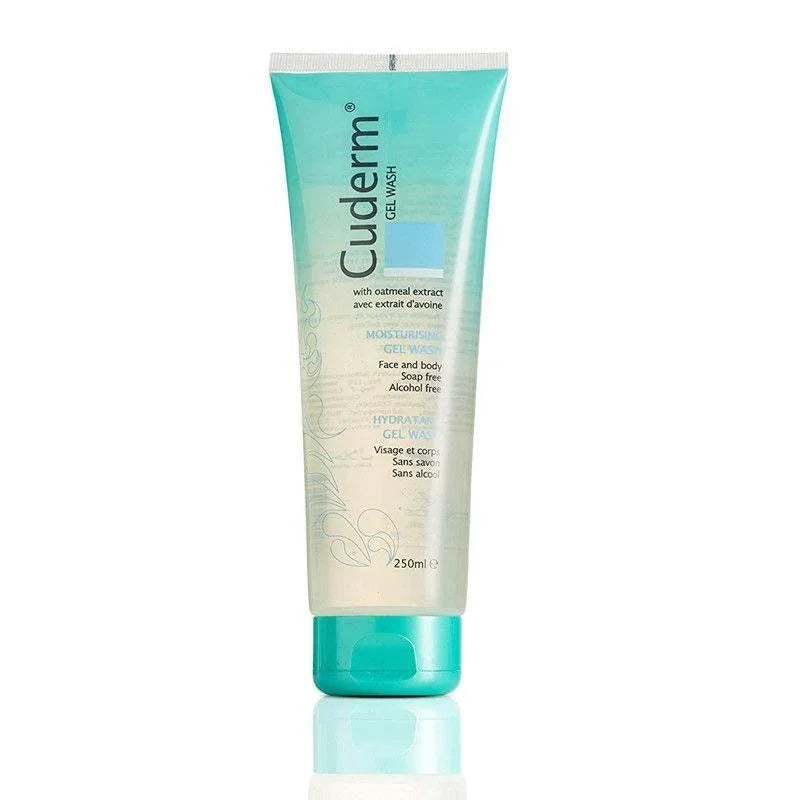 Cuderm Gel Wash Colloidal Oatmeal 250ml x 1 - Synergy Biologics EasyMeds Pharmacy