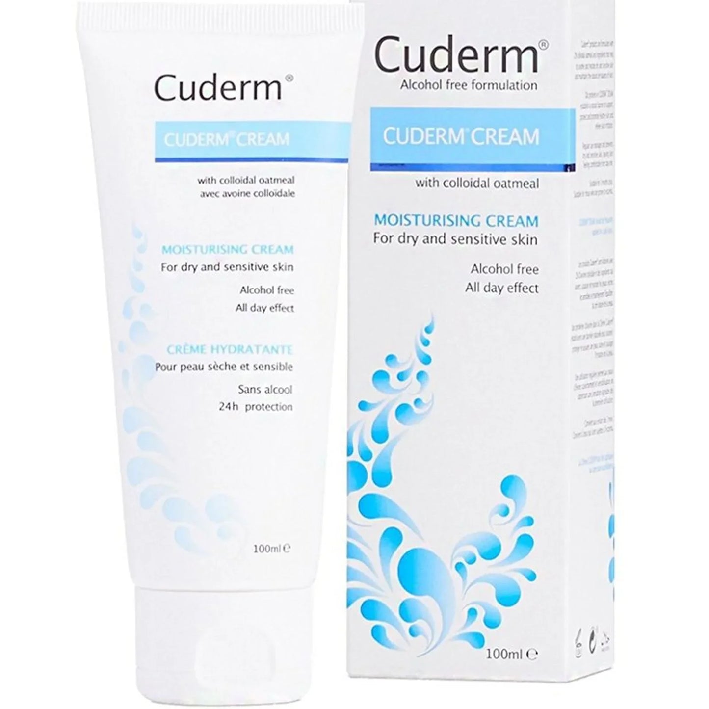 Cuderm Moisturising Cream Colloidal Oatmeal 100ml x 1 - Synergy Biologics EasyMeds Pharmacy