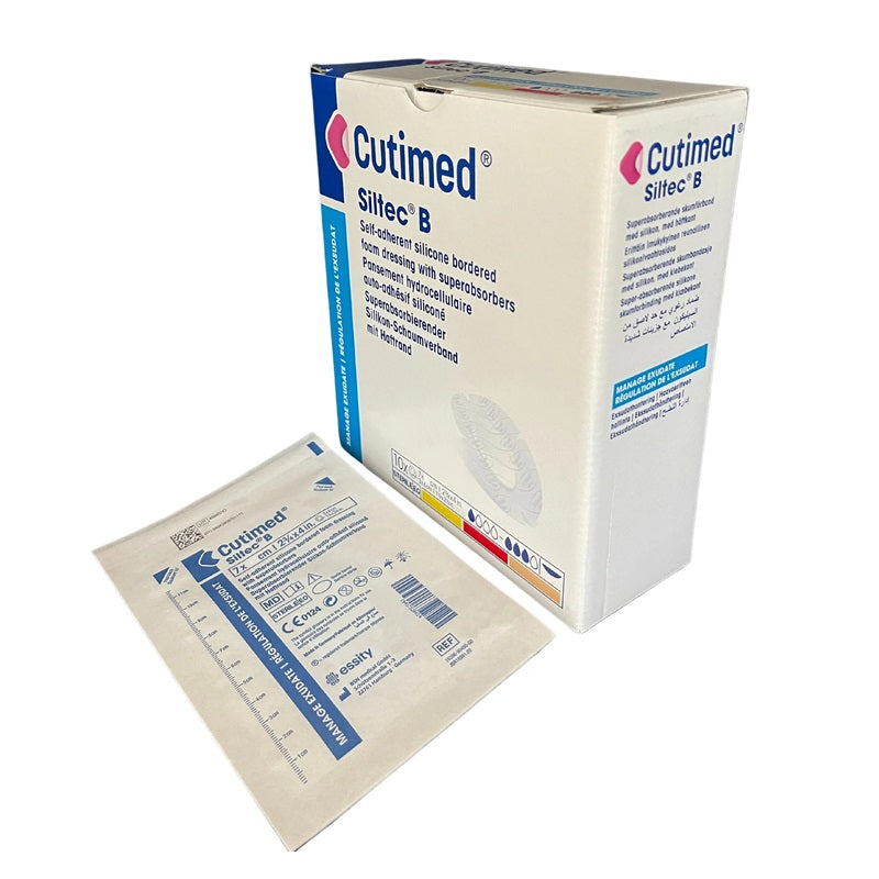 Cutimed Siltec B Dressing 7.5 cm x 7.5 cm x 10 (Previously Siltec Sorbact)