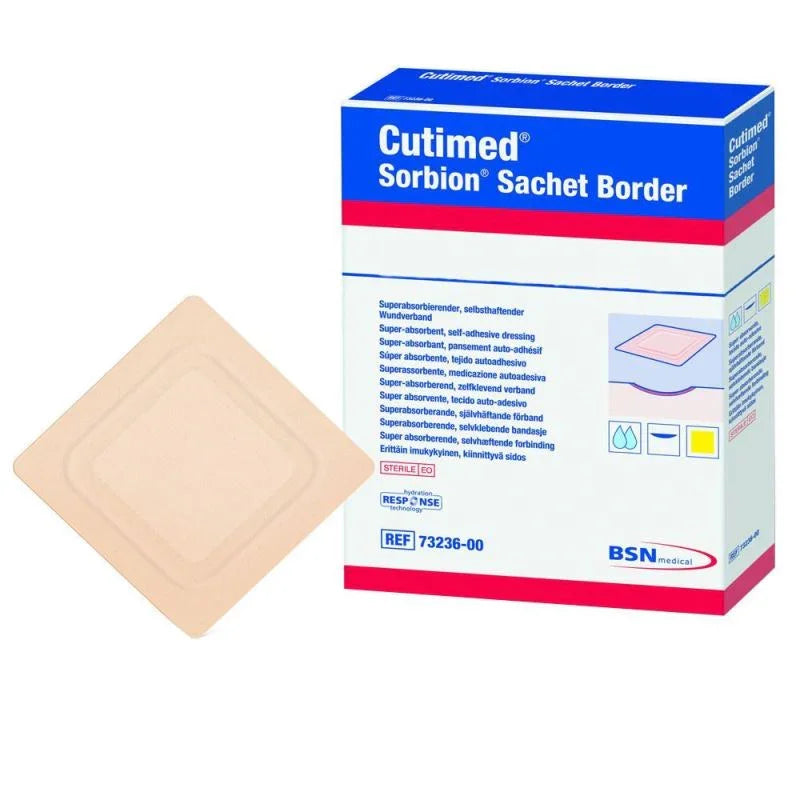 Cutimed Sorbion Sachet Border Dressing 25cm x 15cm x5 - BSN Medical EasyMeds Pharmacy