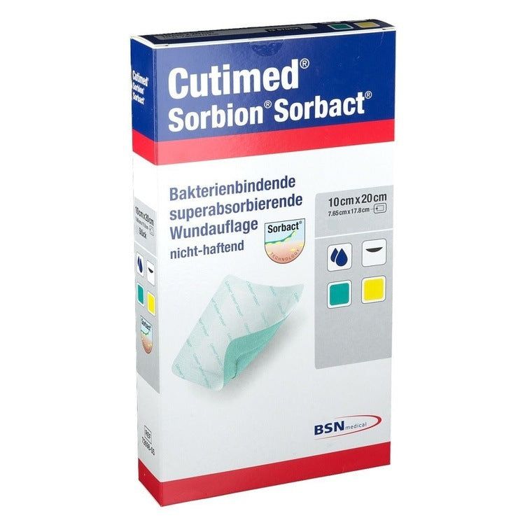 Cutimed Sorbion Sorbact Dressing 10cm x 20cm x 10 - BSN Medical EasyMeds Pharmacy