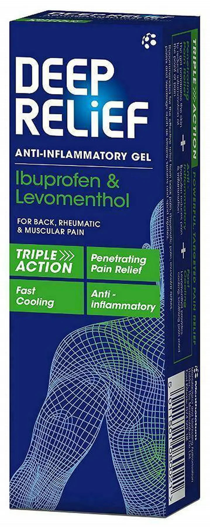 Deep Relief Anti Inflammatory Gel 50g | Pain Relief | UK Pharmacy - Deep Relief EasyMeds Pharmacy