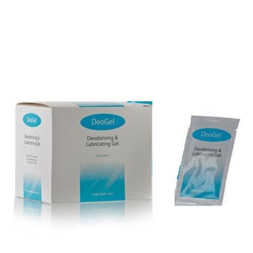 DeoGel 2020 Deodorising and Lubricating Gel Sachets x 50 - Deogel EasyMeds Pharmacy