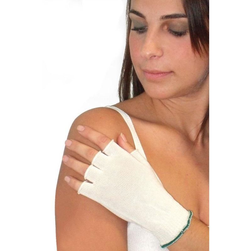 DermaSilk Adult Fingerless Gloves S M L - DermaSilk EasyMeds Pharmacy
