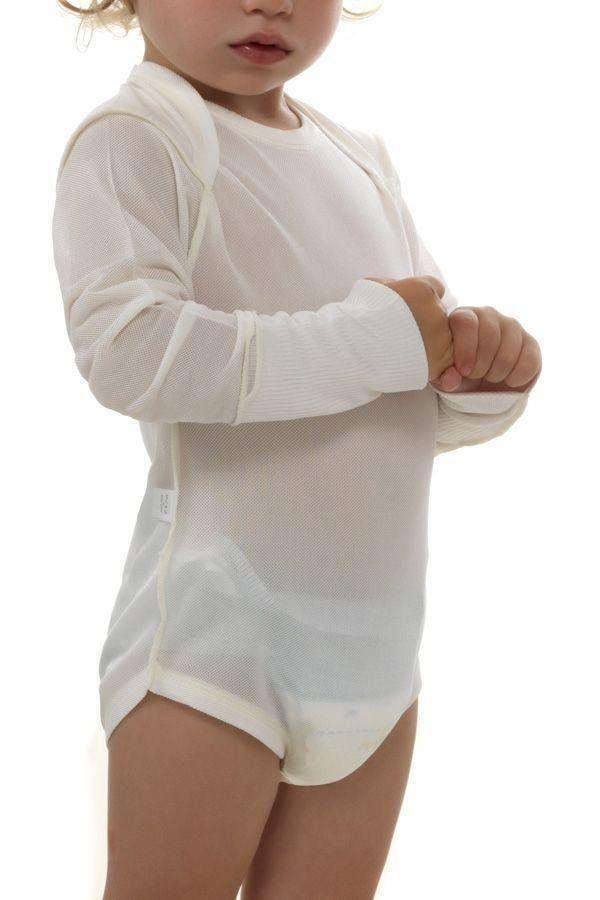 DermaSilk Bodysuit With Folding Gloves - All Sizes 0-4yrs - Dermasilk EasyMeds Pharmacy