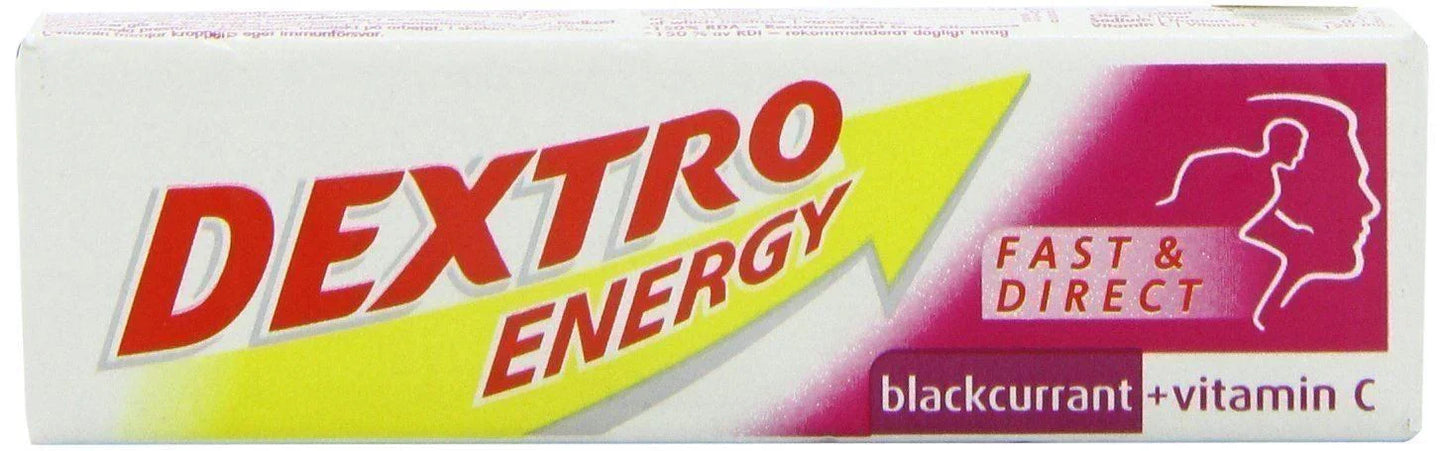 Dextro Energy Glucose Blackcurrant 47g x 14 x 24 Packs - Dextro Energy EasyMeds Pharmacy