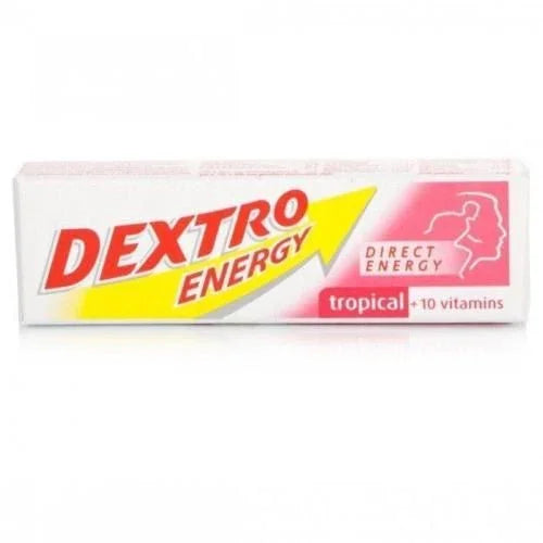 Dextro Energy Tropical 47g x 14 x 24 Packs - Dextro Energy EasyMeds Pharmacy