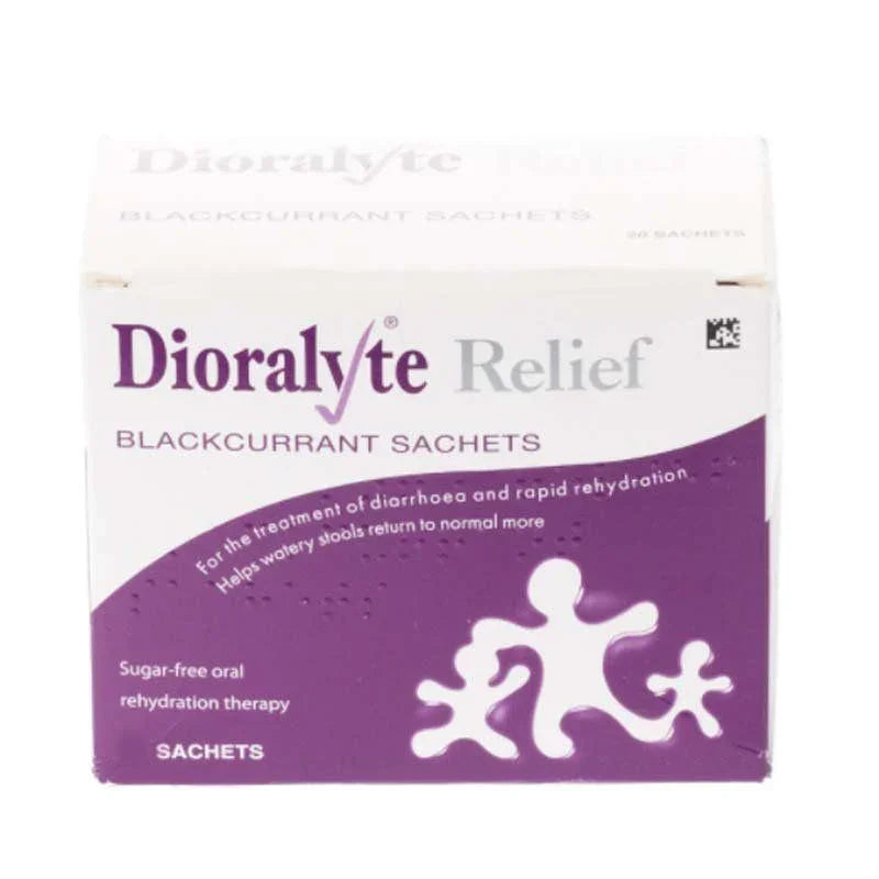 Dioralyte Relief Blackcurrant Sachets x 20 - Sanofi EasyMeds Pharmacy