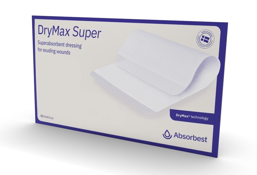 DryMax Super Superabsorbent Wound Dressings 11cm x 20cm x10