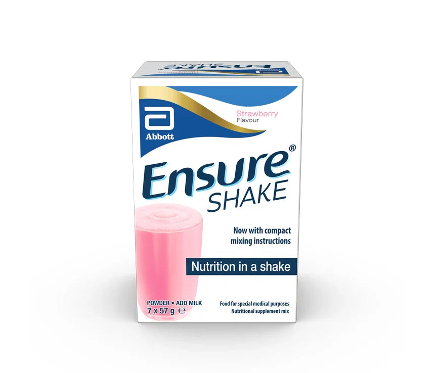 Ensure Powder Shake Strawberry ( 7 x 57g) - Abbott EasyMeds Pharmacy