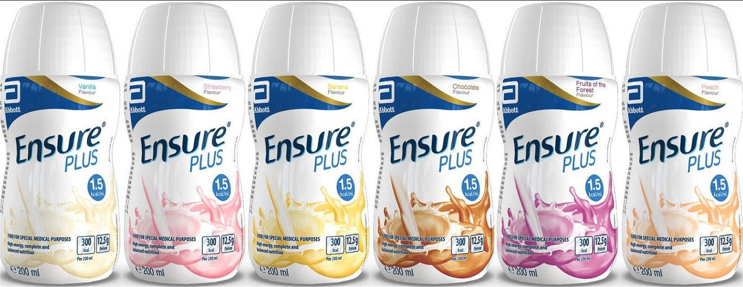 Ensure Plus Assorted Flavours (6 bottles x 200ml) -   Abbott EasyMeds Pharmacy