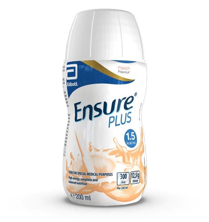 Ensure Plus Milkshake Peach 200ml x 30 - Bulk Buy Discount -   Abbott EasyMeds Pharmacy