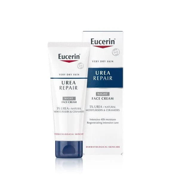 Eucerin UreaRepair Dry Skin Replenishing Face Cream Night 5% 50ml