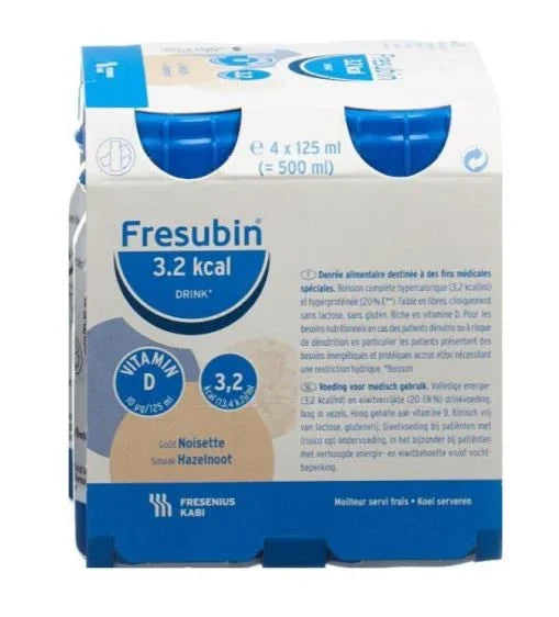 FRESUBIN 3.2Kcal Nutritional Drink Hazelnut 125ml x 24 - Fresenius EasyMeds Pharmacy