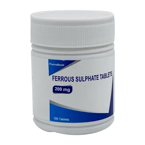 Ferrous Sulphate 200mg Iron Tablets - Packs of 100