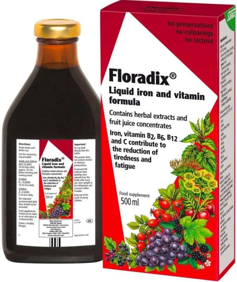 Floradix Liquid Iron (500ml ) - Salus EasyMeds Pharmacy