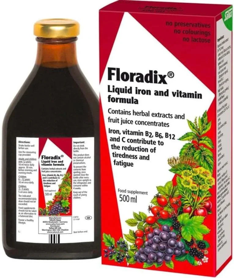 Floradix Liquid Iron (500ml ) - Salus EasyMeds Pharmacy