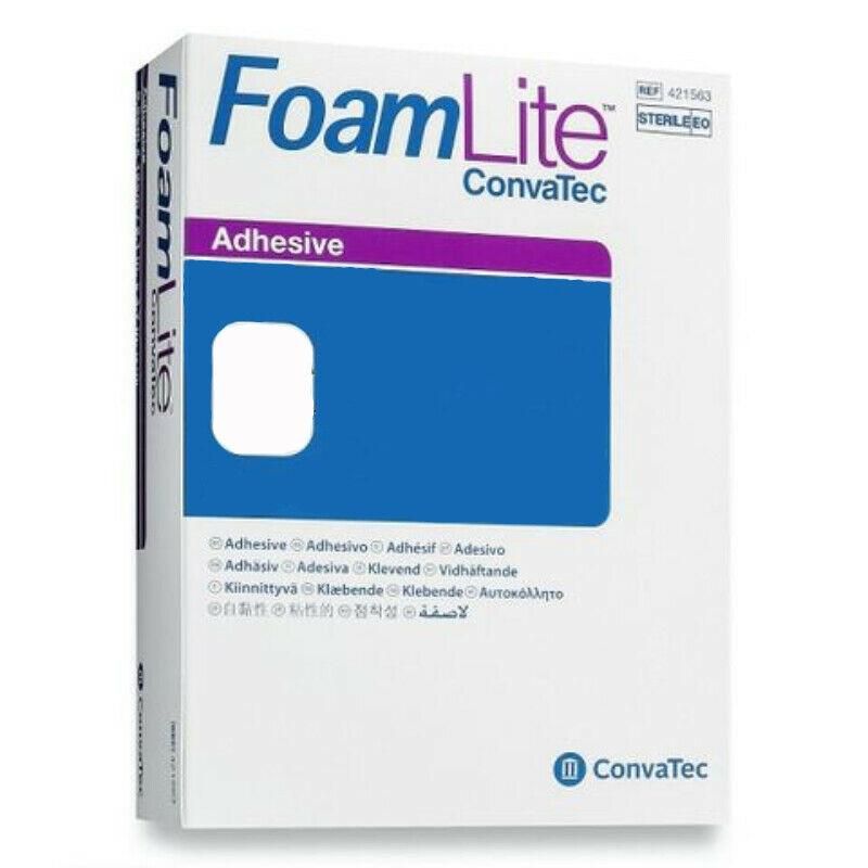 Foamlite ConvaTec Adhesive Dressing 10cm x 10cm x 10 - Convatec Ltd EasyMeds Pharmacy