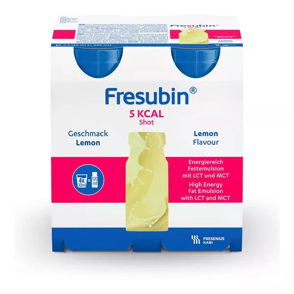 Fresubin 5kCal Shot Lemon 4x120ml Bottles - Fresenius EasyMeds Pharmacy