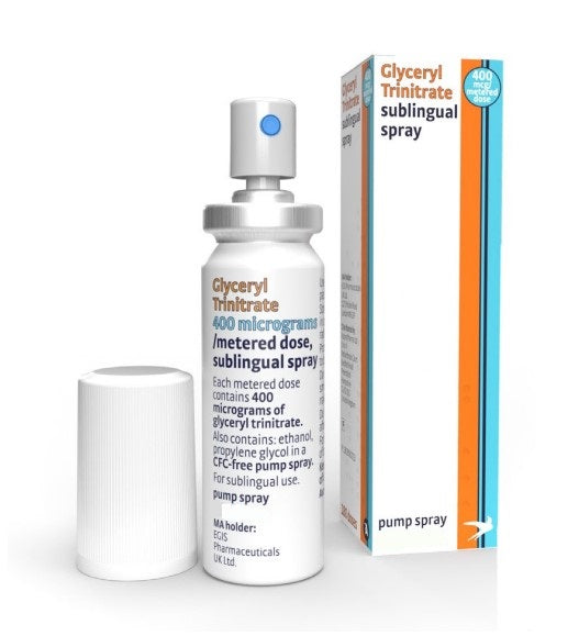 Glyceryl Trinitrate Aerosol Spray 400mcg 200 Dose