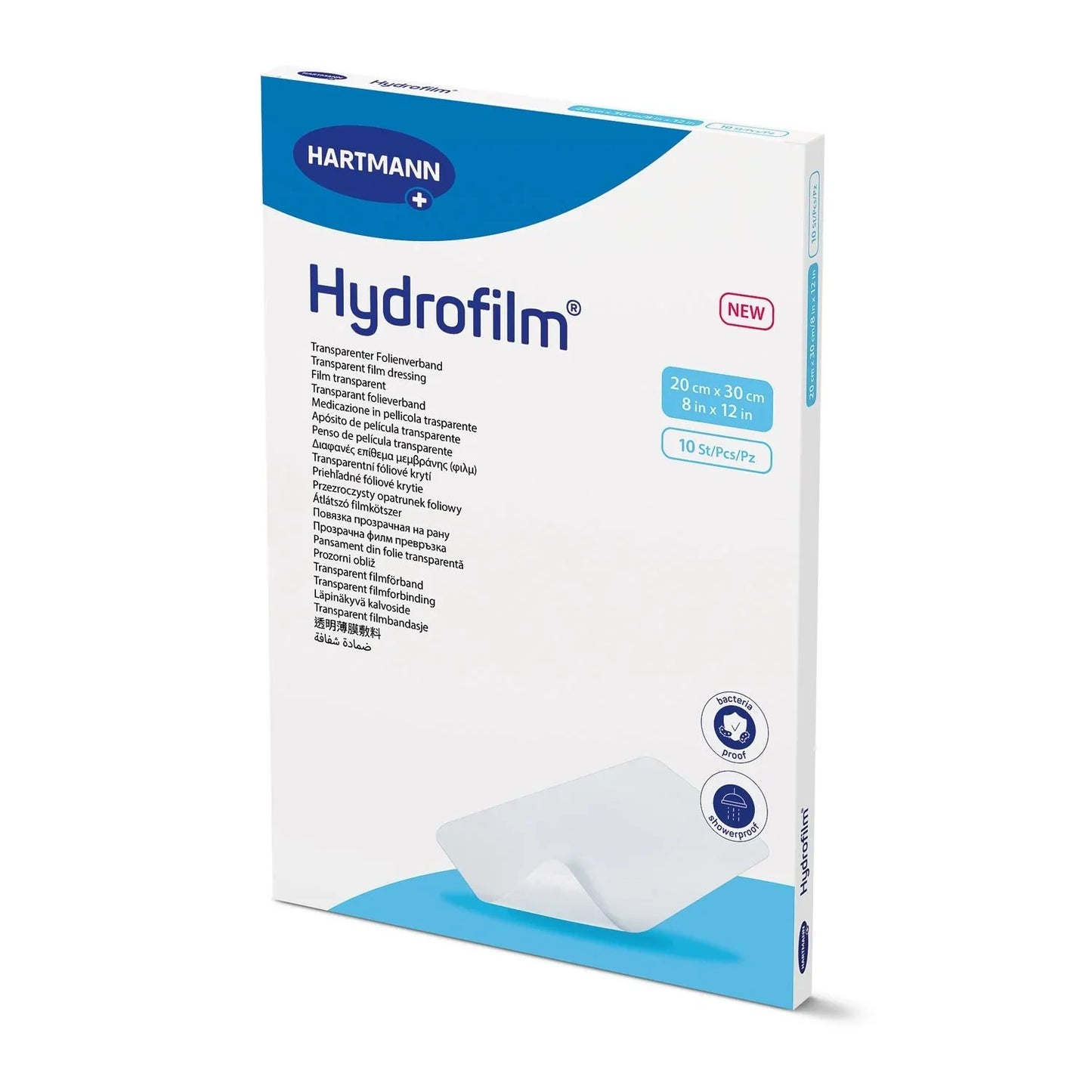 Hydrofilm Trans Film Dressing 20cm x 30cm, Pack 10, 5 - Paul Hartmann EasyMeds Pharmacy