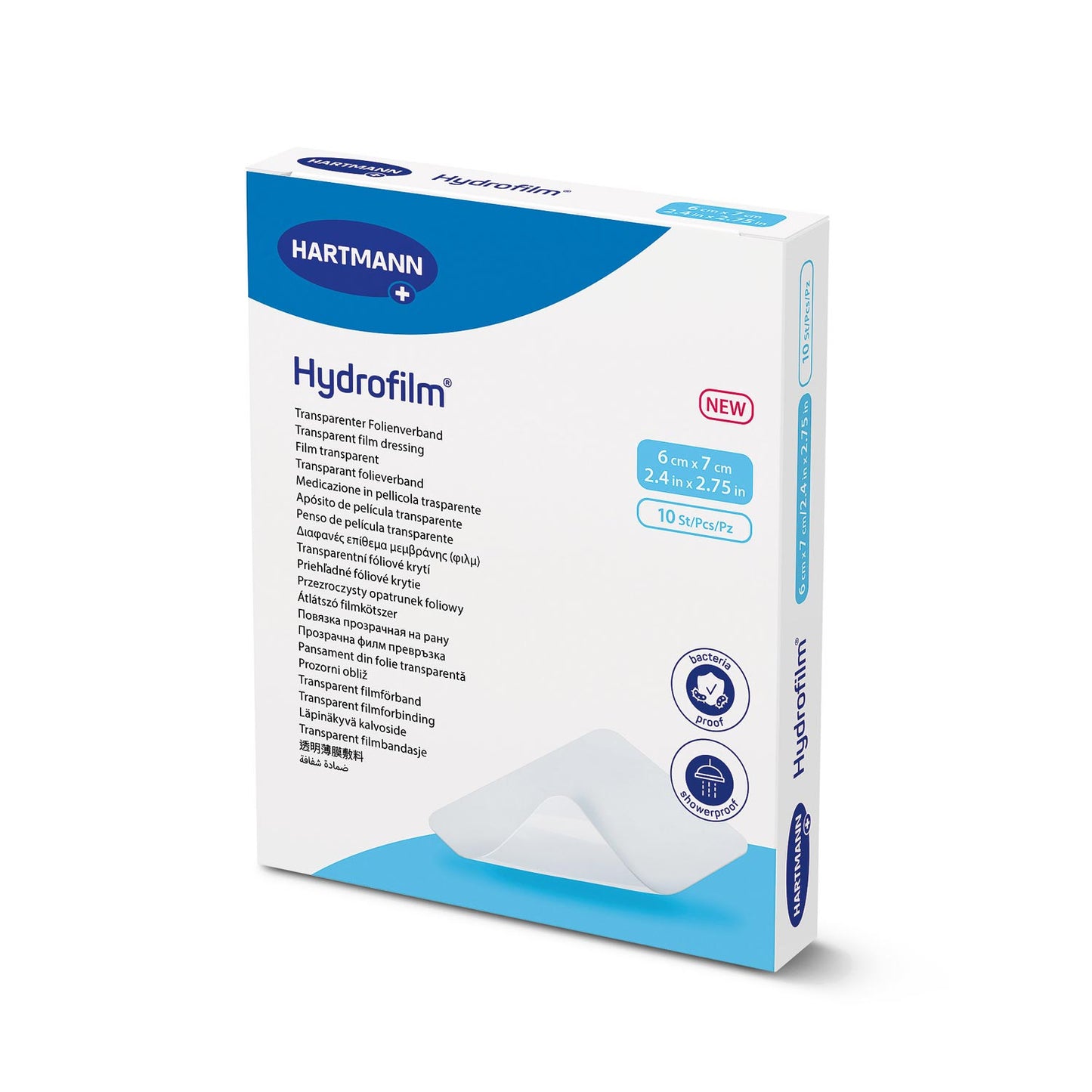 Hydrofilm Trans Film Dressing 6cm x 7cm x 10, Pack 10, 5 - Paul Hartmann EasyMeds Pharmacy
