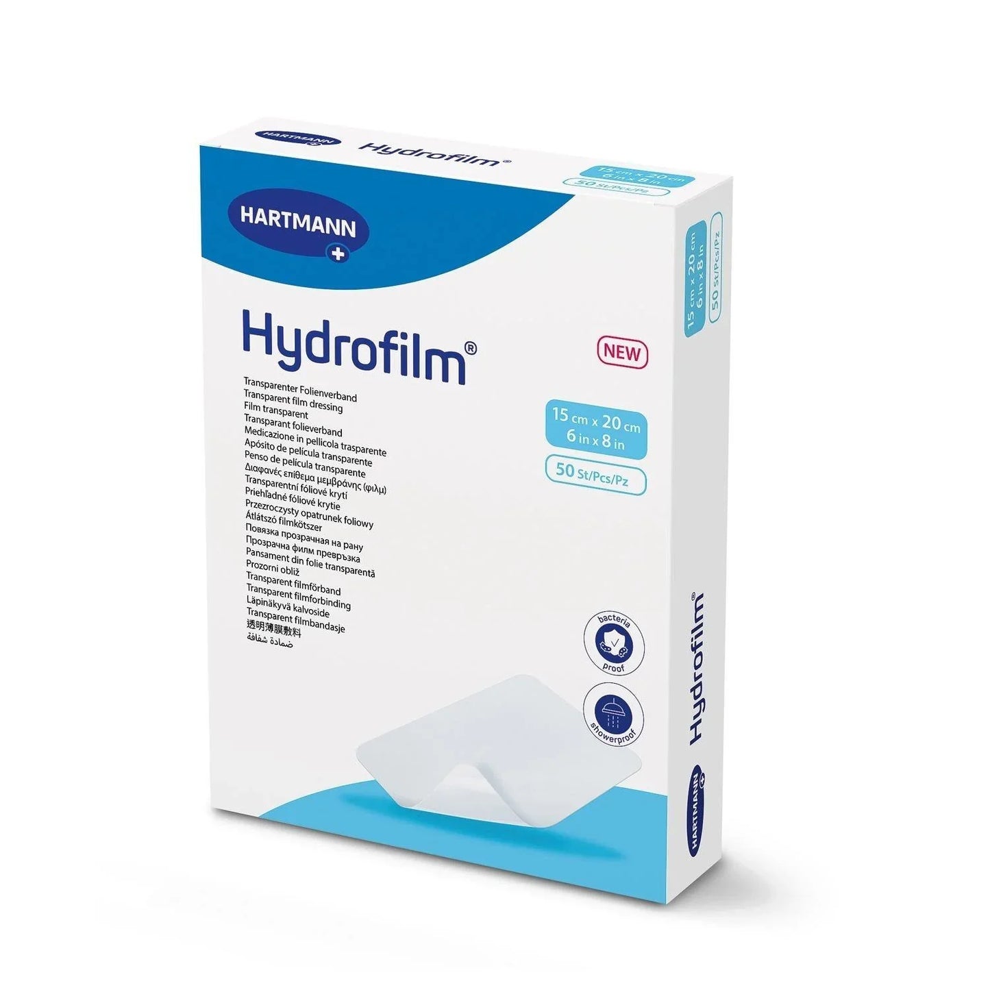 Hydrofilm Trans Film Dressing 15cm x 20cm, Pack 10, 5 - Paul Hartmann EasyMeds Pharmacy