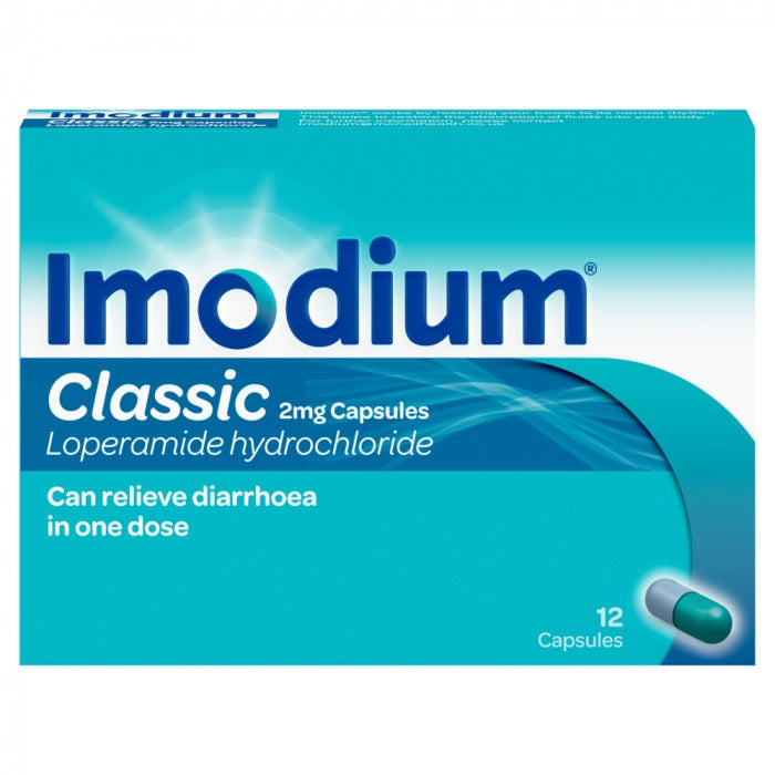 Imodium Classic Capsules 2mg x 12