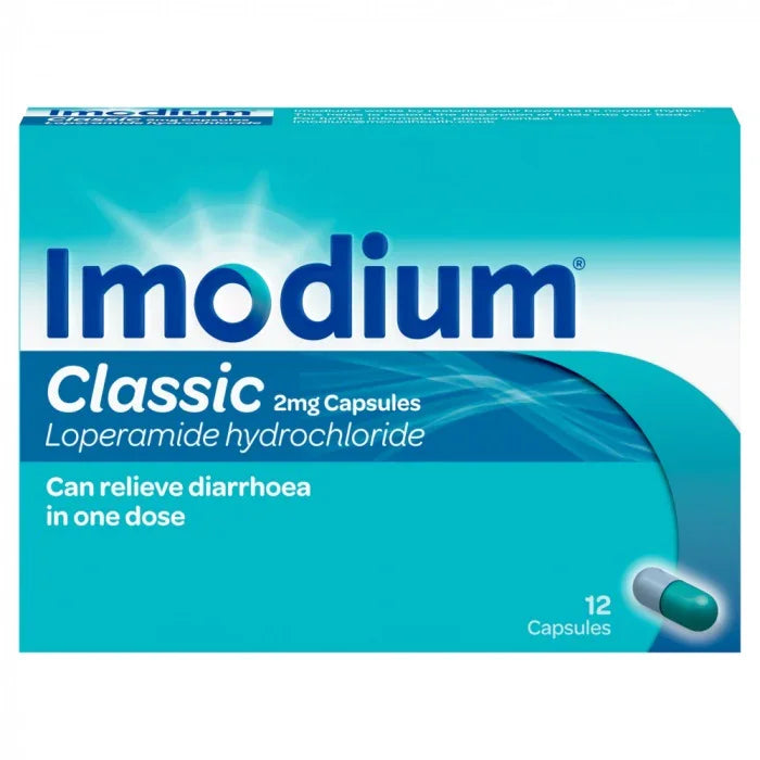 Imodium Classic Capsules 2mg x 12
