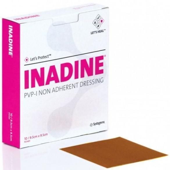 Inadine 9.5cm x 9.5cm x 10 Non-Adherent Dressings - Inadine EasyMeds Pharmacy
