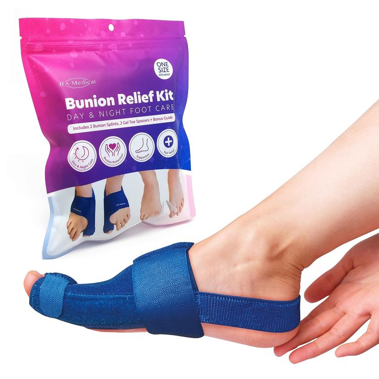 JFA Medical Bunion Corrector Kit inc Splint Toe Separators | Adjustable - JFA Medical EasyMeds Pharmacy