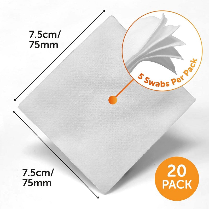 JFA Premium Sterile Gauze Swabs 7.5cm x 7.5cm x 100