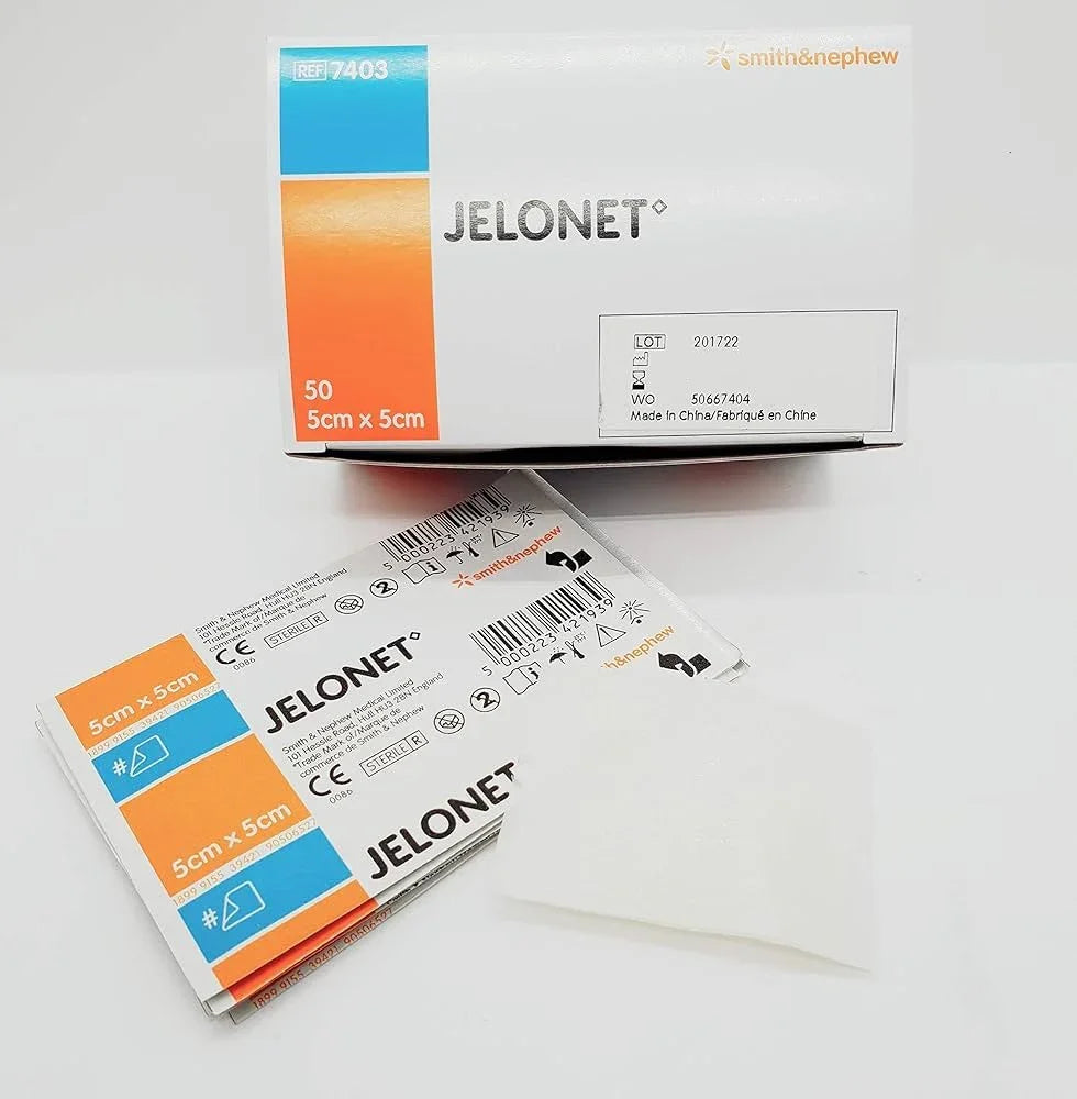 Jelonet Gauze Dressings 5cm x 5cm x 50 - Jelonet EasyMeds Pharmacy