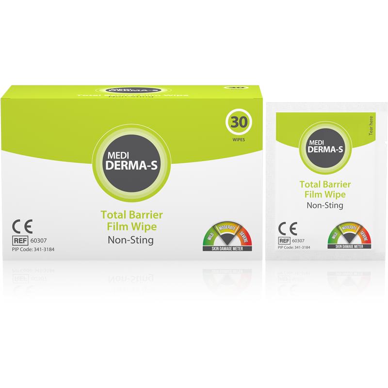 Medi Derma-S Non-Sting Barrier Wipes x 30 - Medicareplus EasyMeds Pharmacy
