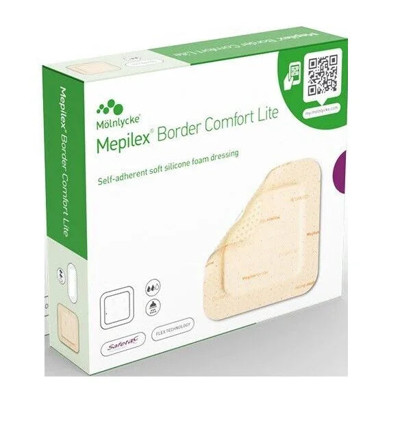 Mepilex Border Comfort Lite Dressings 7.5cm x 7.5cm - Mepilex EasyMeds Pharmacy