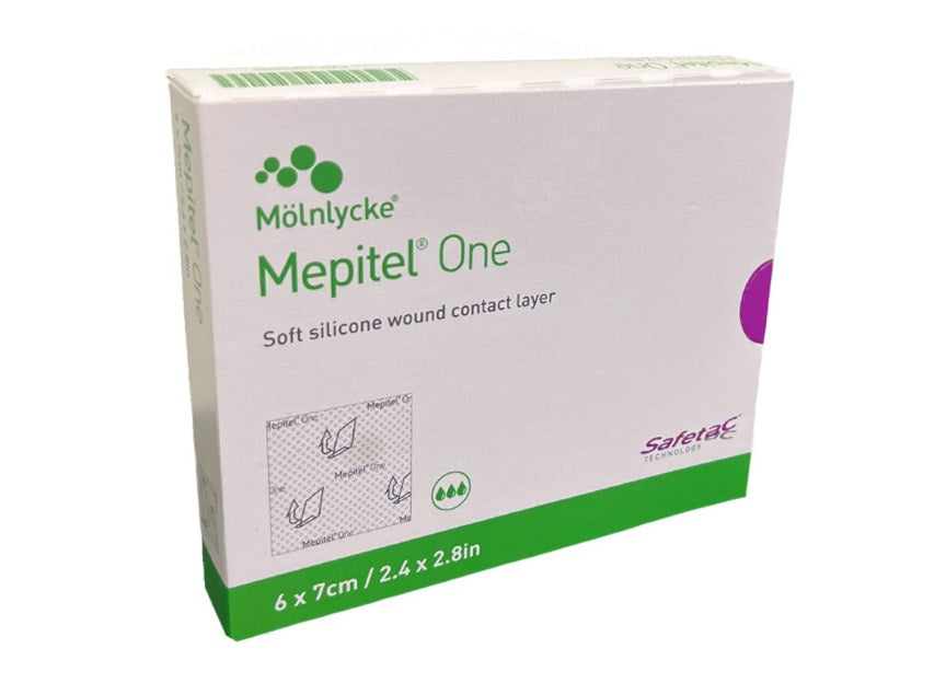 Mepitel One Safetac Wound Dressing 6cm x 7cm x 5 - Molnlycke EasyMeds Pharmacy