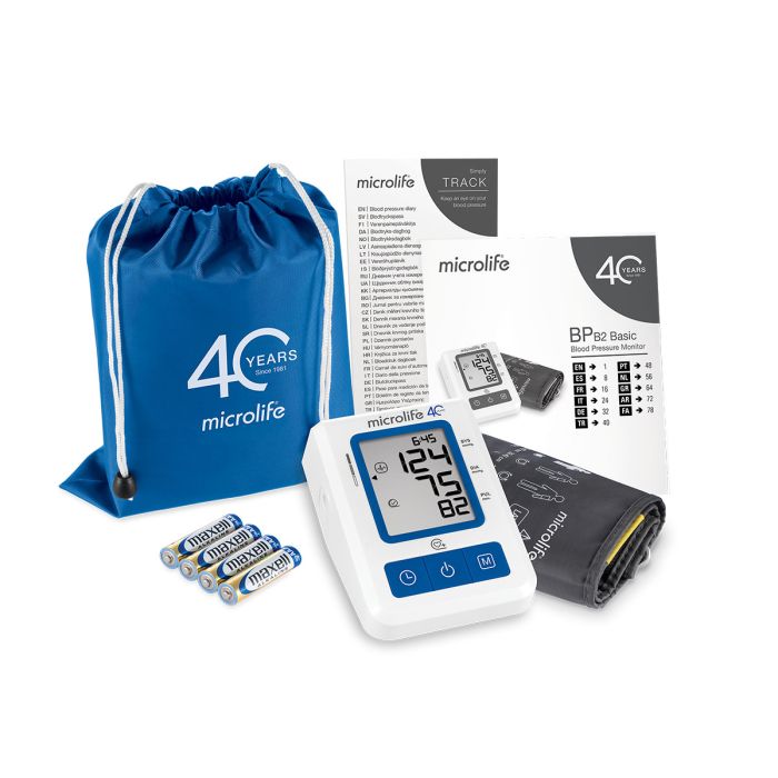 Microlife BPB2 Basic Portable Automatic Upper Arm Blood Pressure & Pulse Monitor - Microlife EasyMeds Pharmacy