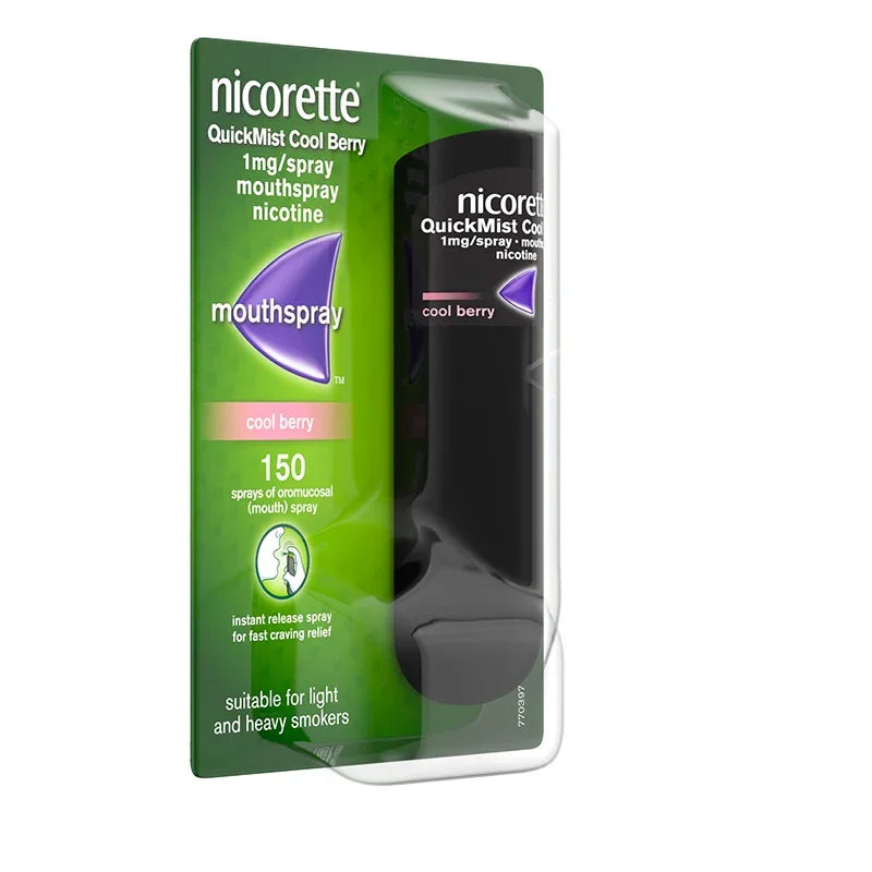 Nicorette QuickMist Cool Berry Mouthspray 1mg 150d Spray x 1
