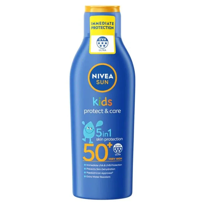 Nivea Sun Moisturising SPF50 Kids Sun Lotion 200ml - Nivea EasyMeds Pharmacy