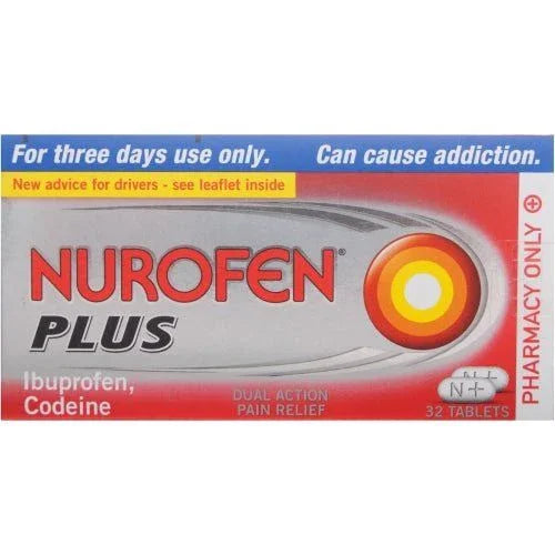 Nurofen Plus IBU & COD 32 Tablets - Nurofen EasyMeds Pharmacy