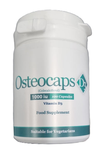 Osteocaps Vitamin D3 Colecalciferol Supplement 1000iu x 100 Capsules